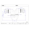 Mcalpine 2 50mm Running 'P' Tubular Trap 75mm Seal SG10