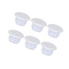 INFINAUTO 6pcs Cycling Handlebar Bar Rubber End Plugs Caps Locking