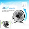 Sokelinn-six 4 Inch Small Usb Desk Fan, Metal Mini Quiet