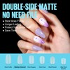 TOMICCA Almond Artificial Nail Tips, Pack of 360 Tips for