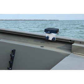 Brocraft Aluminum Downrigger Bracket with Swivel Base for 90 Degree Boat Track System/Lund Sport Track/Versatrack Track/Ranger Track