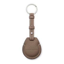 BONAVENTURA BATT1 AirTag Key Ring, Shrink Leather, Braun