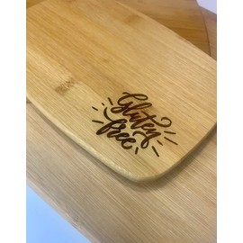 8" x 10" Gluten Free Board, Bamboo Cutting Board, Custom Cutting Board, Engraved Cutting Board, Gluten Free Kitchen, Gluten Free Cooking, Gift Idea