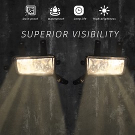 Shocklight Fog Lights Fit For 2015-2020 Chevy Suburban/Tahoe 2015-2020 GMC Yukon XL Front Bumper Lamp