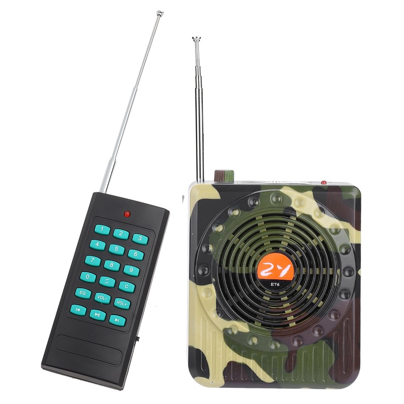Camouflage Remote Control Outdoor Hunting Decoy Bird Caller Sound Speaker