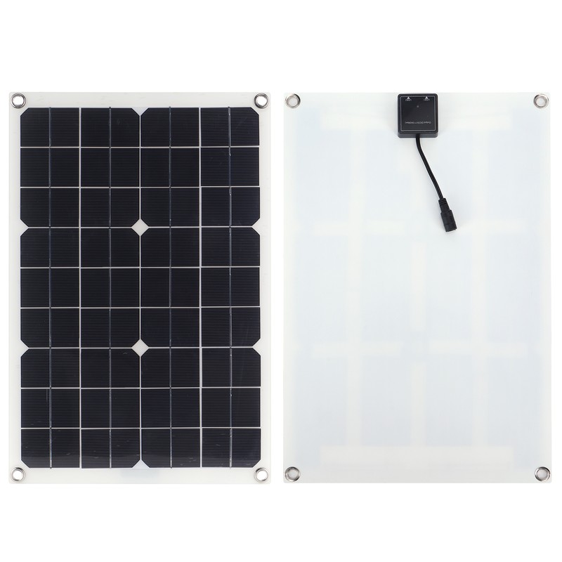 20W Solar Panel Kit Monocrystalline Photovoltaic Solar Charge Controller for