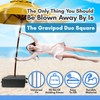 Gravipod DUO Square Detachable Umbrella Base Weight Bags, Up to