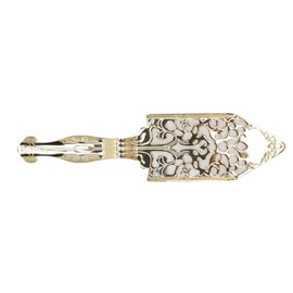 Absinthe Spoon, Comfortable Weight Stainless Steel Wormwood Cocktail Spoon Retro Beautiful for Clubs for Bars for Home Gold