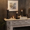 VIODAIM 12Pack Flickering Flameless LED Candles with Timer, Battery Powered