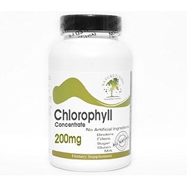Naturetition Supplements Chlorophyll Concentrate 200mg ~ 100 Capsules - No Additives
