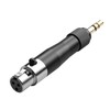 QIANRENON 3.5 mm to Mini XLR Headphone Adapter Locked TRS