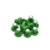 sourcing map 10 Pcs T4.2 3014 2 Green LED Gauge