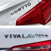 26 Pieces A-Z Alphabet DIY 3D Chrome Car Emblem Stickers,