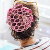 Sujetamoños para peinados 5 piezas poliéster redecilla para el cabello