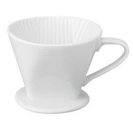 HIC Filter Cone, Porcelain, Number 2-Size Filter, Brews 2 to 6-Cups