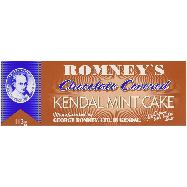 Romneys Chocolate Covered Kendal Mint Cake, 113 g