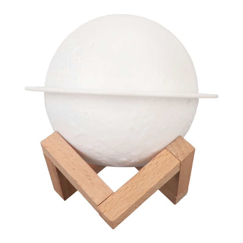 Mini Planet Humidifier LED Moon Lamp Diffuser Rechargeable Planetary USB