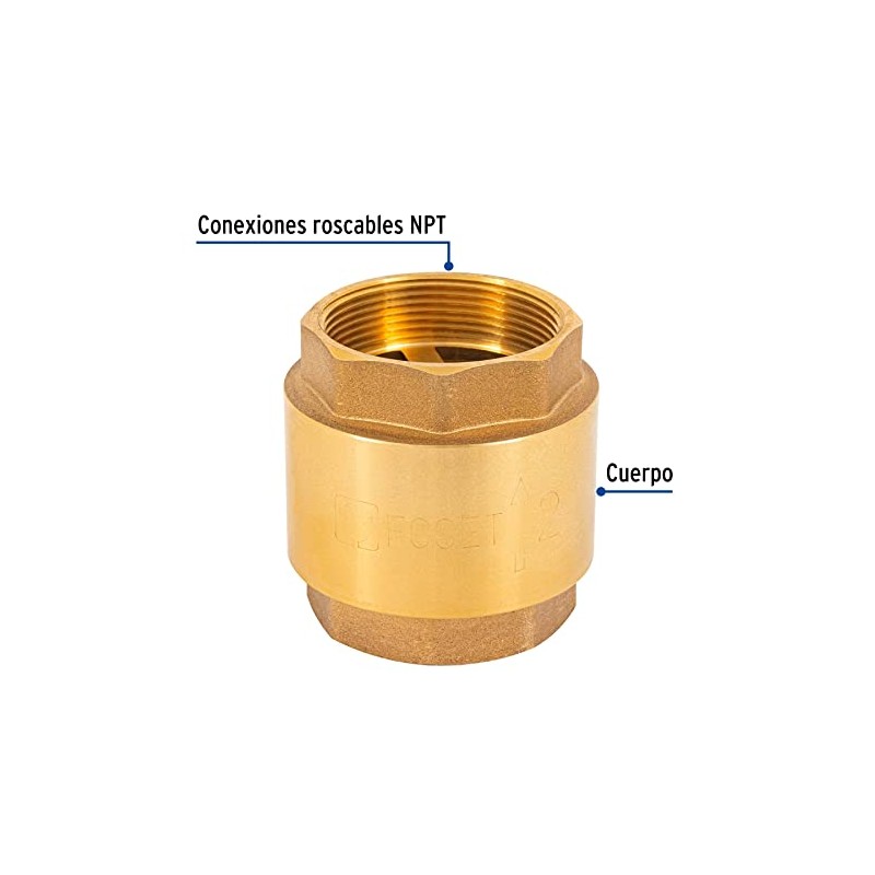 Foset VARE-2, Válvula de retención de 2"