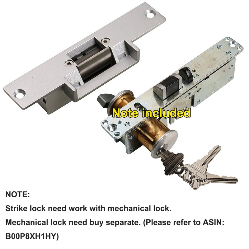 UHPPOTE Electric Strike Door Lock Fail-Safe for Access Control System