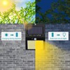 6 Pack Solar Motion Lights Outdoor, 3 Modes/100LED Solar Security