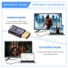 NFHK HDMI macho a HDMI 2.1 hembra, plano, horizontal, 90