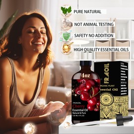 Cherry Essential Oil, Cherry Oil 4 Fl Oz 120ML for Diffuser Humidifier Yoga Cleaning DIY Candle Soap Making Perfume Gift for Women Essential Oils