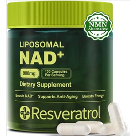 Suplemento NAD 100 capsulas Resveratrol Quecertin Energía y Vitalidad                                                                                 