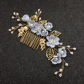 iplusmile Fashion Hair Comb for Bride Elegant Rhinestone Headdress Hair Accessories Bridal Decoration for Weddings Parties Engagements and Special Occasions