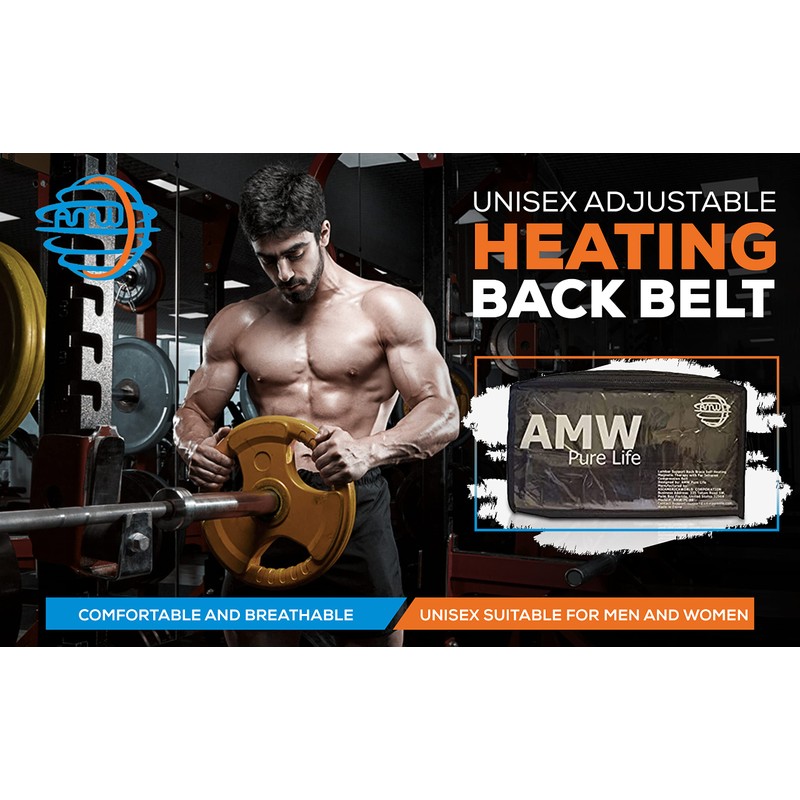 Lumbar Support Back Brace with Self-Heating Magnetic Therapy and Far
