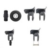 Eruceky Pack of 2 Suitcase Wheels Replacement Wheels, Rubber Mute