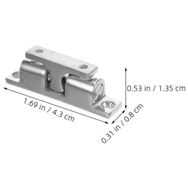 OHPHCALL Heavy Duty Stainless Steel Spring Ball Door Latch for Use Windproof Cabinet Door Holder Versatile Yacht Accessory Easy Installation for Access