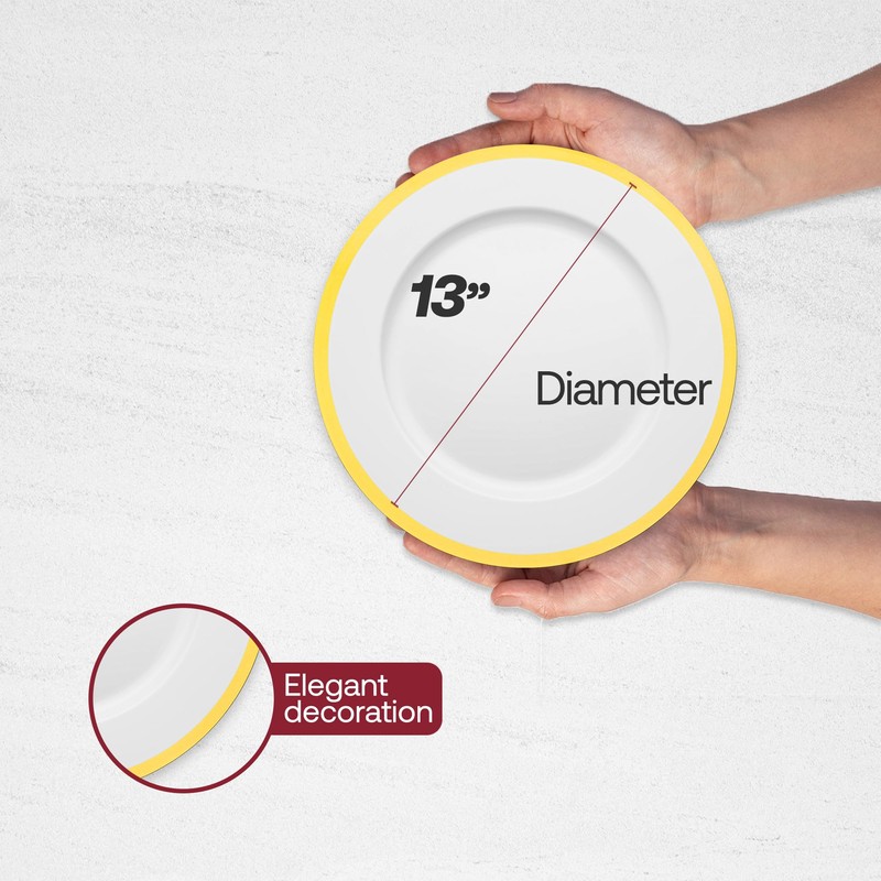 Smarty Had A Party 30 White with Gold Rim Round