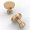 Amerdeco 10 Pack Champagne Bronze Kitchen Cabinet Knobs and Pulls