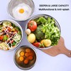 Umite Chef Mixing Bowls with Airtight Lids，6 piece Stainless Steel