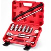 13pc 3/8" Spark Plug Socket Set with Installation Tube, 3/8"