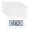 ONLYKXY Clear Plastic Dollar Bill Top-Load Display Protector Holder Sleeves
