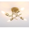 Dellemade Ceiling Light, 4 Lights Chandelier Ceiling Light for Living