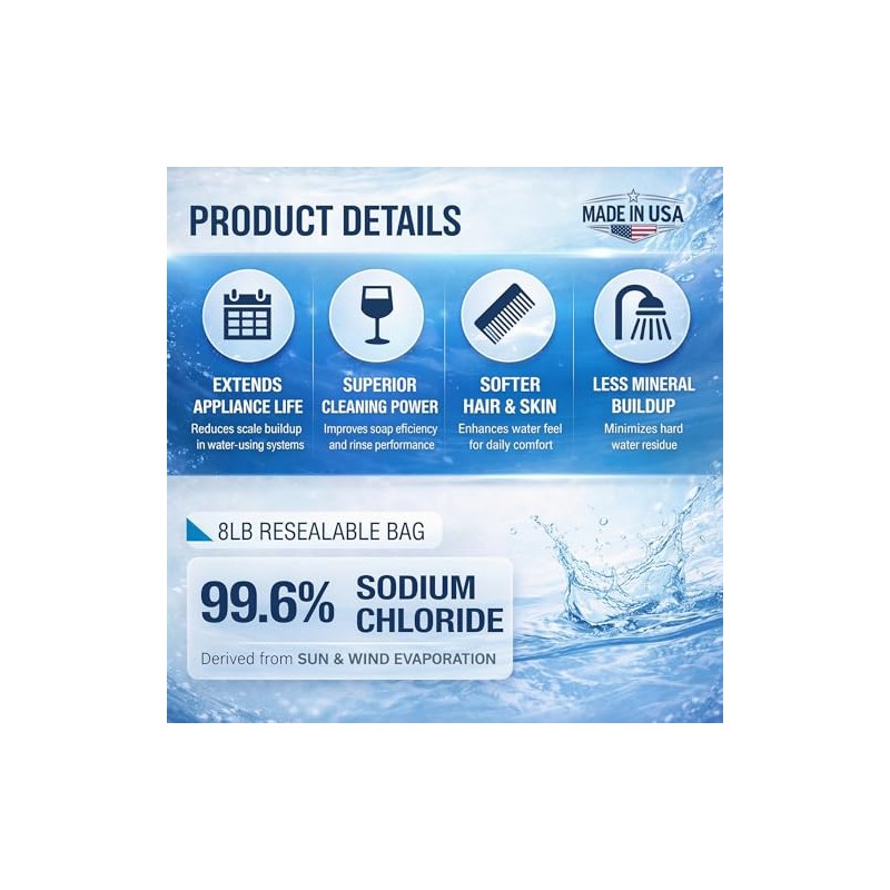 Home and Country All Natural Solar Salt for Water Softener