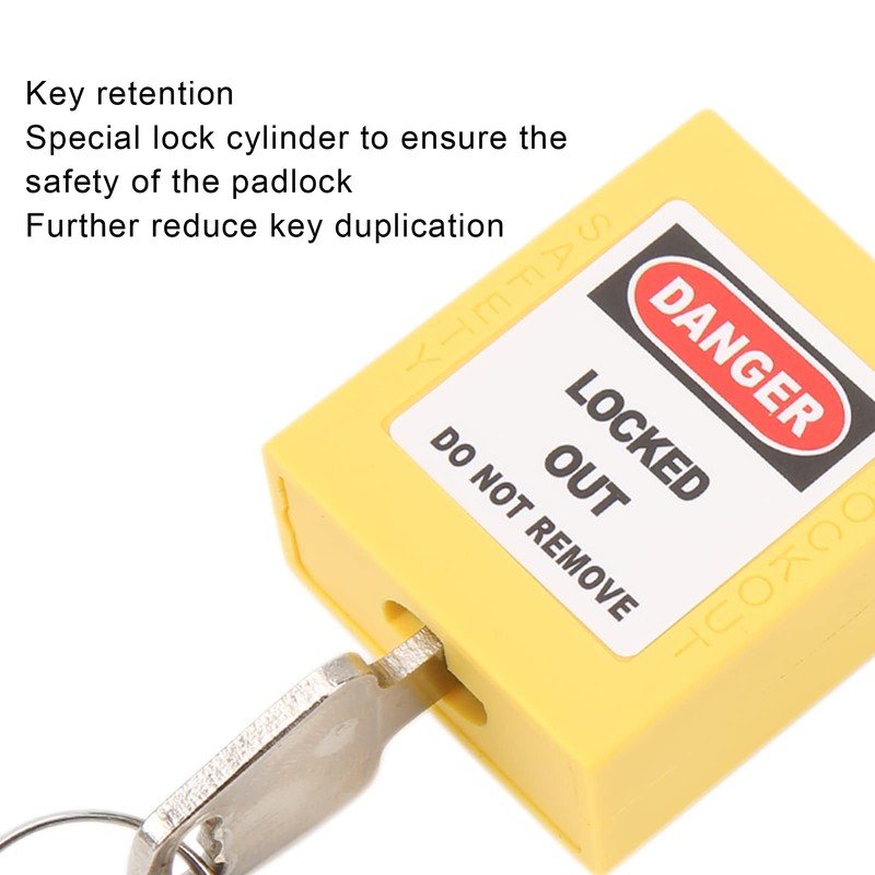 Cyrank 5 Lockout Tagout Locks, Loto Safety Padlocks Lockout Locks