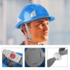 Construction Site Protective, Ventilate ABS Hard Hat Reflective Cap Stripe