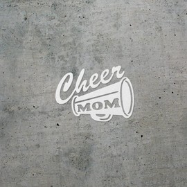 Decal Stickers Of Cheer Cheerleader Mom (White) Premium Waterproof Vinyl Decal Stickers For Laptop Phone Accessory Helmet Car Window Mug Tuber Cup Door Wall Decoration ANDSKUS071925WH070722