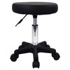 FURWOO Round Rolling Stool Height Adjustable Stool with Wheels for