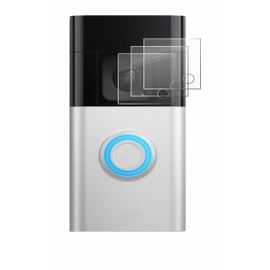 BROTECT Protective Glass for Ring Video Doorbell Plus (Pack of 6) Protective Film Tempered Glass [Extremely Scratch-Resistant 9H, Anti-Fingerprint, Ultra Transparent]