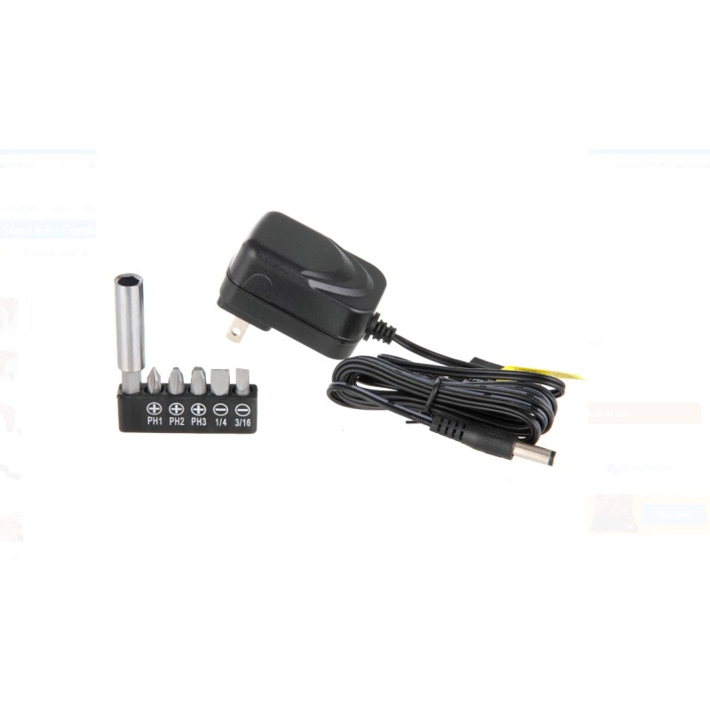 HYPER Tough Power Rechargeable 4.8V Cordless Electric Screwdriver with Charger