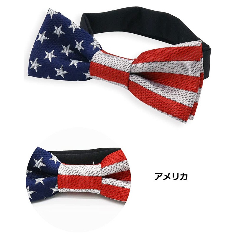 Quintet World Flags Bowtie, Bowtie, Made in Japan, U.S.