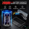 COOGEO Car Battery Jump Starter Portable, 2000A Jump Starter Battery