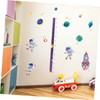 CORHAD 1 Set Removable Height Wall Sticker Astronaut Pattern Decal
