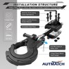 AUTMATCH Winch Hook 3/8" - Clevis Slip Hook with Safety