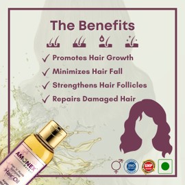 Amonex Hair 'n' Roots Complete Hair Oil 120ml Nourishing Elixir for Strong, Healthy and Beautiful Hair with the Power of Natural Ingredients