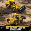 Mould King 17084 Wheel Loader Building Block Set, Engineering Vehicle